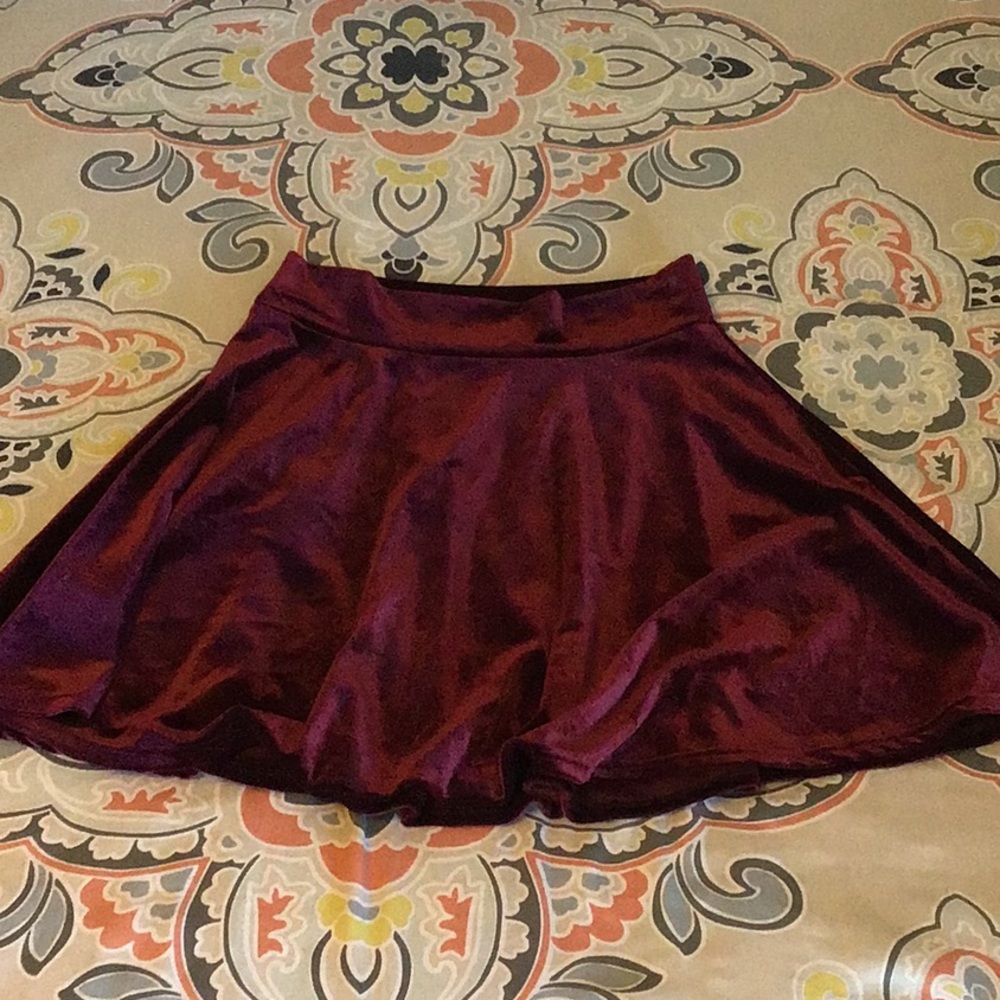 High waisted flowy skirt!
